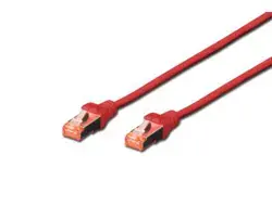 DIGITUS CAT 6A S|FTP Patchkabel  0 5m  red
