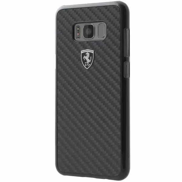 Ferrari Hardcase FEHCAHCS8LBK S8 Plus G955 black|czarny Carbon Heritage