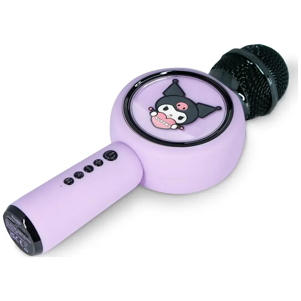 Karaoke Microphone with LED Wireless Speaker OTL Kuromi