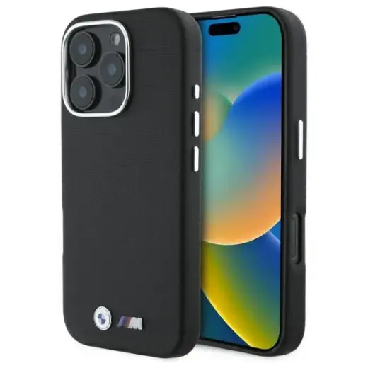 BMW BMHCP16L23PUFWKEV iPhone 16 Pro 6.3"  czarny|black hardcase M Edition Kevlar wrapped metal