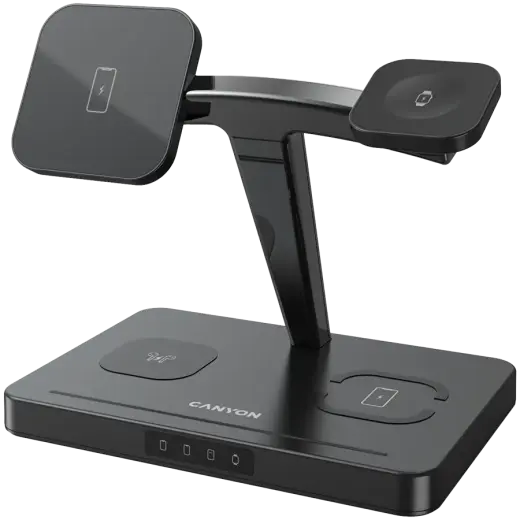 CANYON wireless charger WS-404 15W 4in1 Black