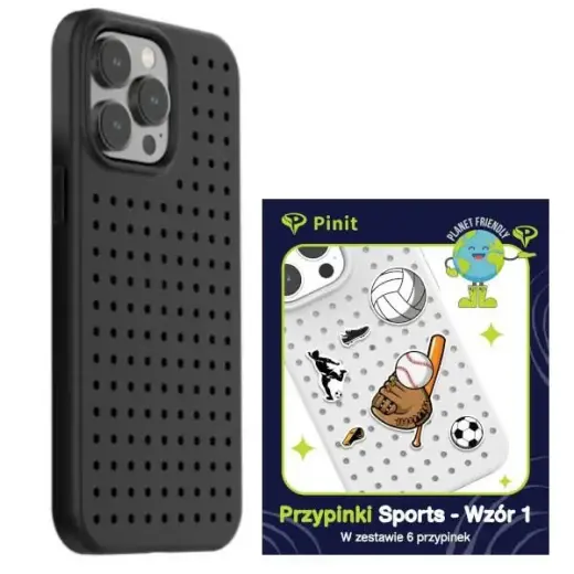 Pinit Dynamic + Sports Pin maciņš telefonam iPhone 14 Pro Max melns