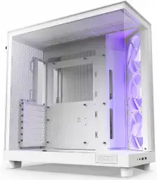 Datora korpuss NZXT H6 Flow RGB Matte White