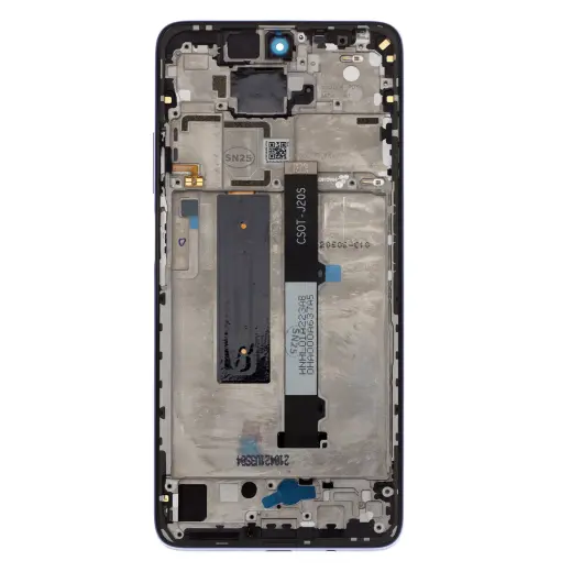 LCD Display + Touch Unit + Front Cover for Xiaomi Redmi Note 9 Pro 5G Black (Service Pack)