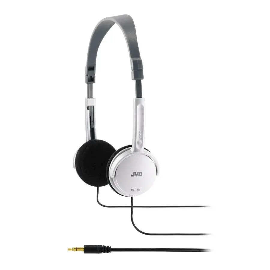 Wired headphones jack 3,5mm JVC HAL-50-W white