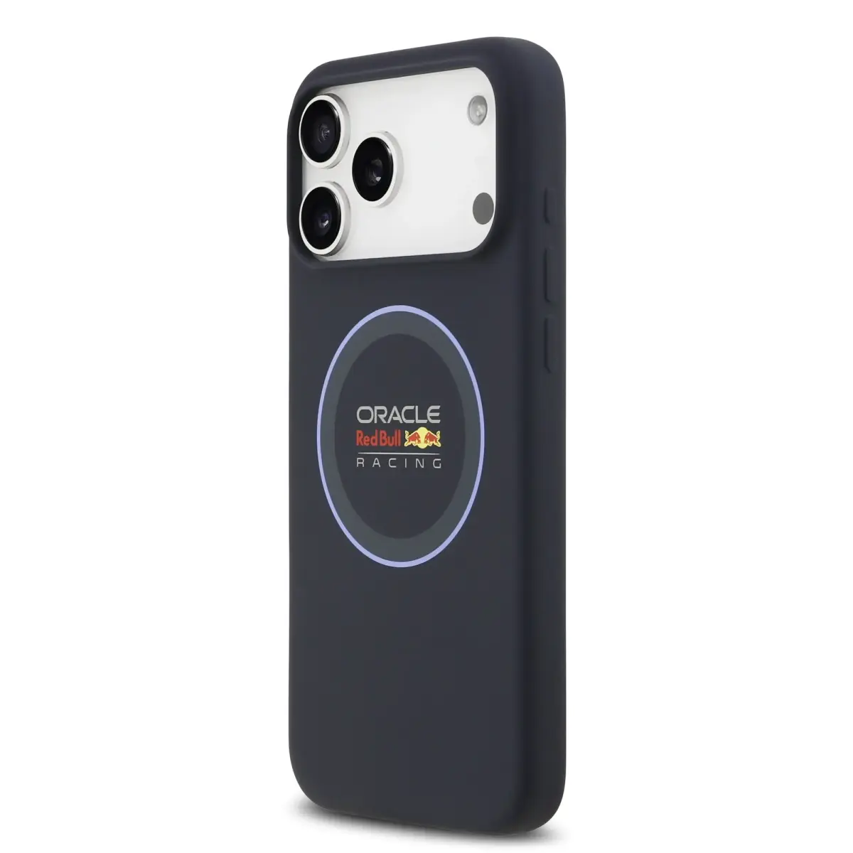 Red Bull Silicone Blue Ring MagSafe Case for iPhone 17 Pro Max Navy