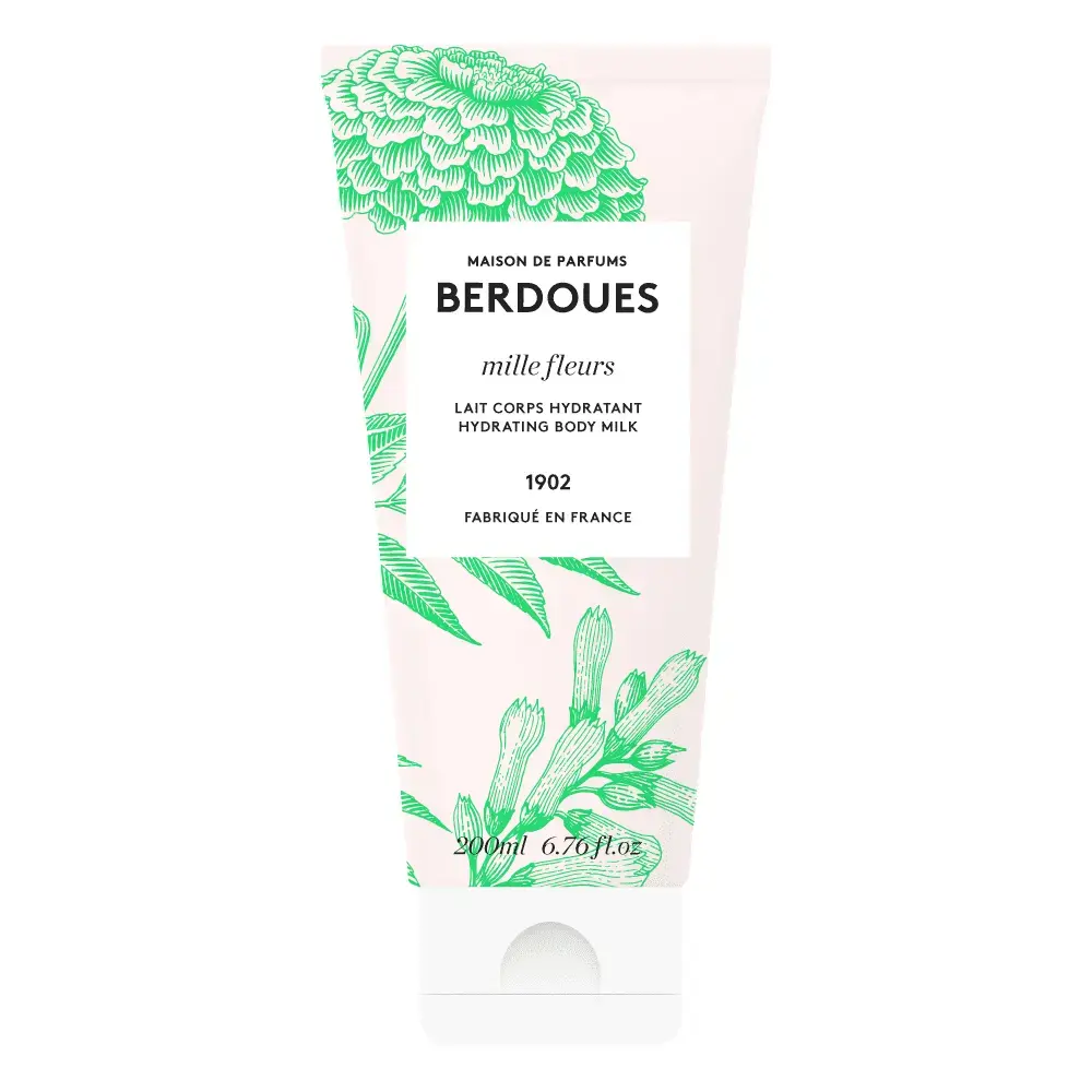 Parfums Berdoues, Mille Fleurs, Hydrating, Body Milk, Daily, 200 ml