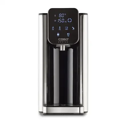 Caso Turbo Hot Water Dispenser  Hot 7  Water Dispenser  2200-2600 W  2.7 L  Plastic|Stainless Steel  Black|Stainless Steel 40384370187
