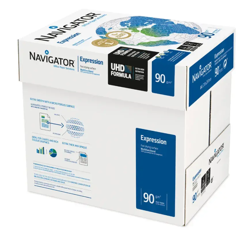 Papīrs NAVIGATOR EXPRESION  A4 90g/m2, 500 loksnes/iepakojumā