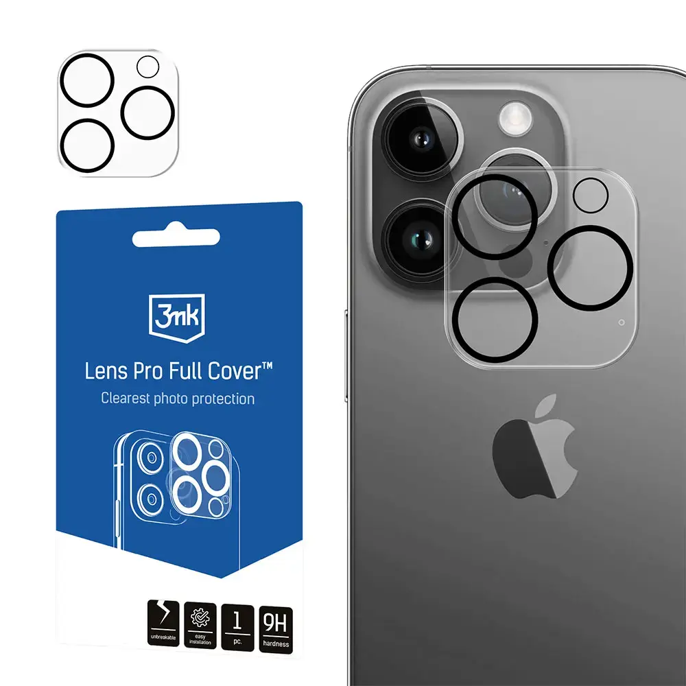 Apple iPhone 14 Pro|14 Pro Max - 3mk Lens Pro Full Cover