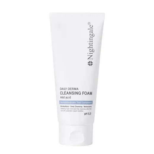 Nightingale, Daily Derma, Cleansing & Hydrating, Cleansing Foam, 140 ml