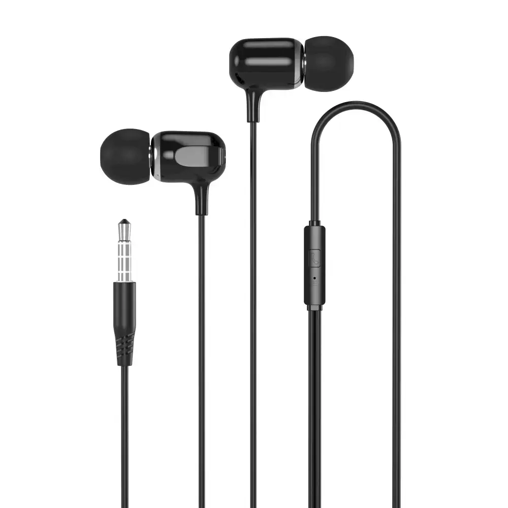 XO wired earphones EP31 jack 3,5mm black