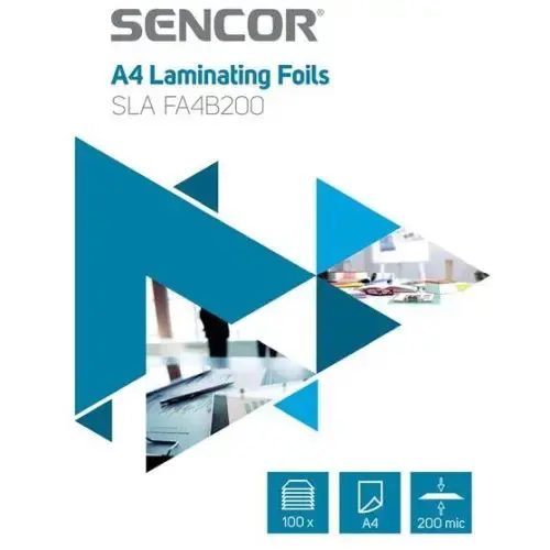 Sencor SLA FA4B200 Laminēšanas plēve A4 200mic 100lpp