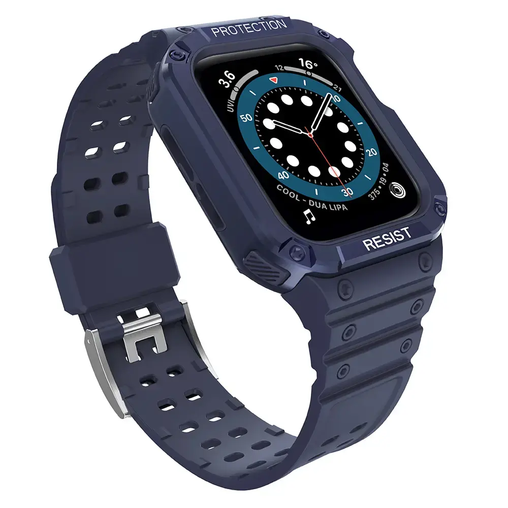 Protect viedpulksteņa siksniņa priekš Apple Watch (42/44/45 mm) | plastmasa | zila