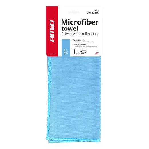 Microfiber cleaning towel for windows 30x40cm AMIO-01747