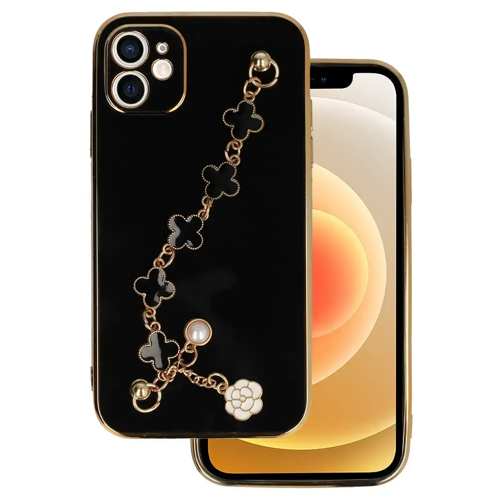 Trend maciņš telefonam iPhone 11 melns (dizains 3)