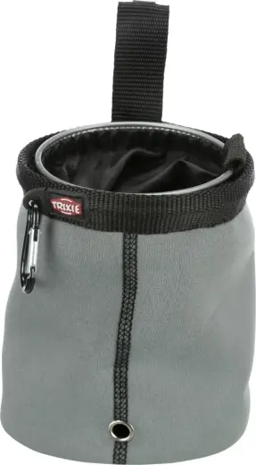 Somiņa gardumiem – Trixie Twist Treat neoprene snack bag, on clipstrip, ø 11 × 14 cm