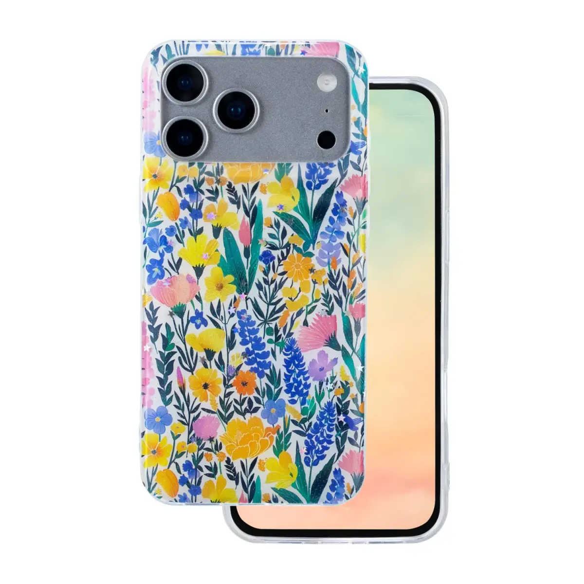 Glow Glam maciņš telefonam iPhone 17 Pro daudzkrāsains (rustic)