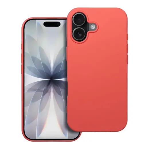 Silicone phone case for iPhone 17 orange