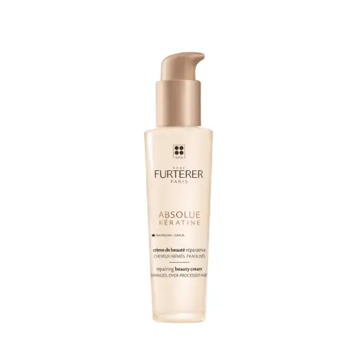Rene Furterer, Absolue Keratine, Natural, Hair Leave-In Cream Treatment, Repairing, 100 ml