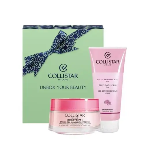 Set Collistar Unbox Your Beauty Idroattiva Fresh Hydrating Cream 50ml + Gentle Scrub 100ml
