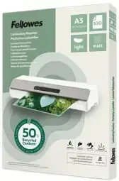 Laminēšanas plēve Fellowes Eco 100gab Matte A3