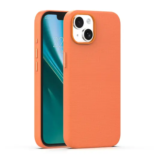 Etteri Elegant Mag telefono dėklas su MagSafe palaikymu iPhone 13 oranžinis