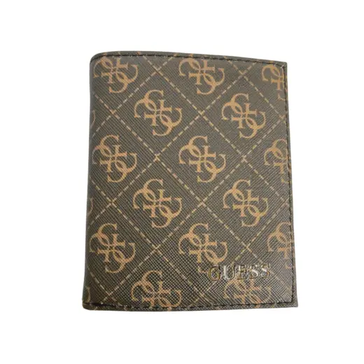 Guess, Vezzola, Textile Wallet, Small Billfold, SMVEZLLEA22, Black, For Men