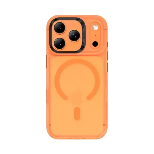 Benks Magnetic Lucid Armor maciņš telefonam iPhone 17 Pro Max oranžs