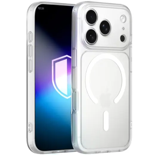 3mk Misty MagCase phone case with MagSafe support for iPhone 17 Pro Max | iPhone 18 Pro Max white