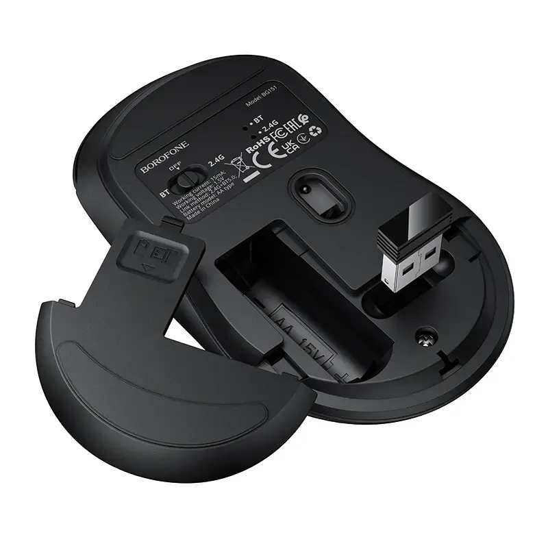 Borofone Computer mouse BG151 Cielo wireless black