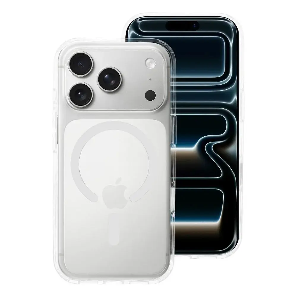 Forcell F-Protect Clear Hybrid Premium maciņš ar MagSafe atbalstu telefonam iPhone 16e caurspīdīgs