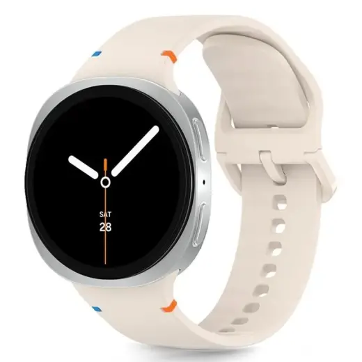 TECH-PROTECT SILICONE SAMSUNG GALAXY WATCH 8 | CLASSIC (40 | 44 | 46 MM) STARLIGHT