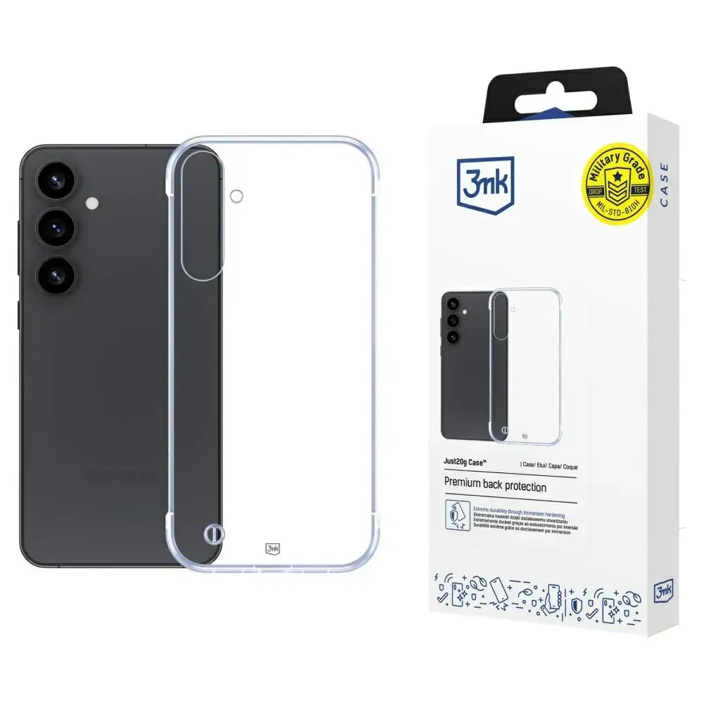 3MK Just20g Clear Case for Samsung Galaxy S25+