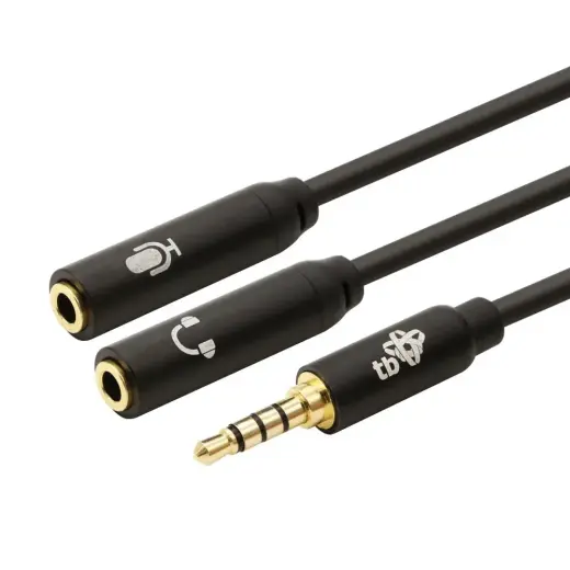 Adapter 3,5mm MiniJa ck-2x3,5mm MiniJack M|F