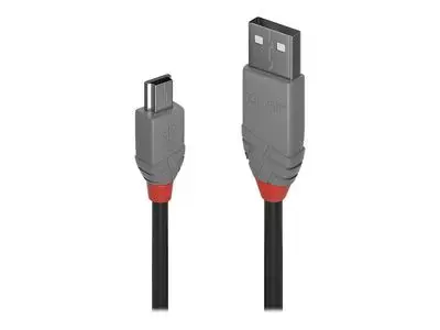 Lindy Anthra Line - USB cable - USB to mini-USB Type B - 20 cm