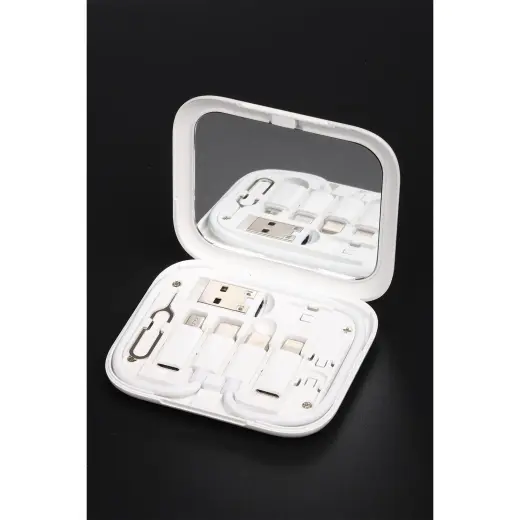 Setty travel adapter set 11 in 1 AD-S11-16 pink