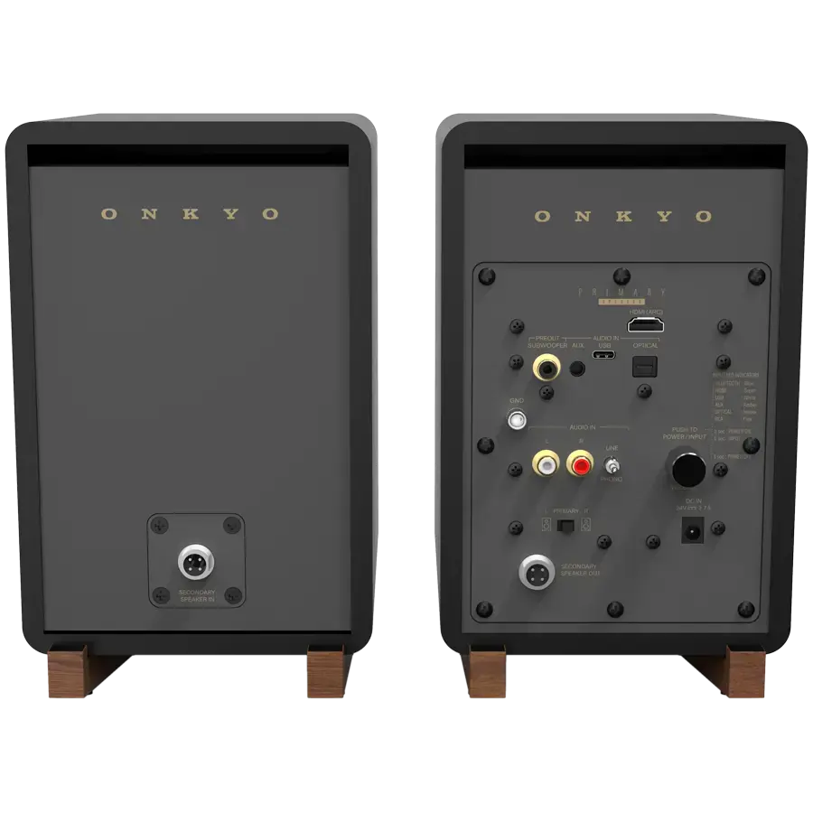 Onkyo Creator Series GX-30ARC Powered Speakers, Black, pair