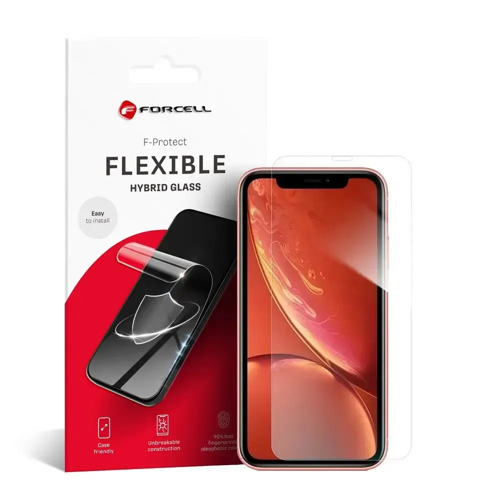 Forcell Flexible Nano Glass aizsargstikls telefona ekrānam iPhone XR | iPhone 11