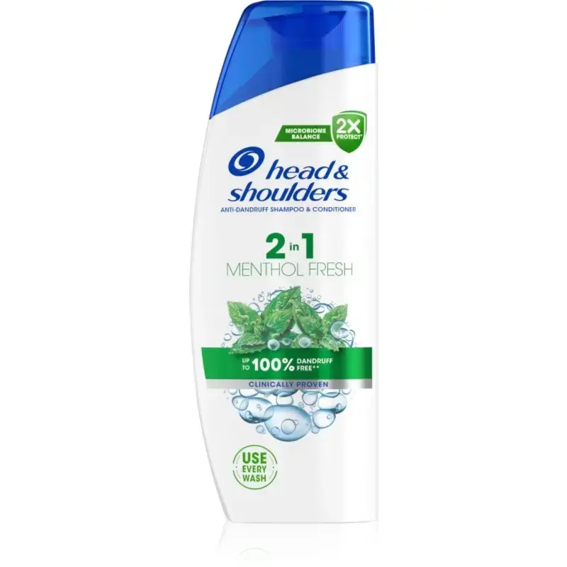 Head & Shoulders Menthol Fresh 2in1 2-in-1 Shampoo and Conditioner for Dandruff 330 Ml