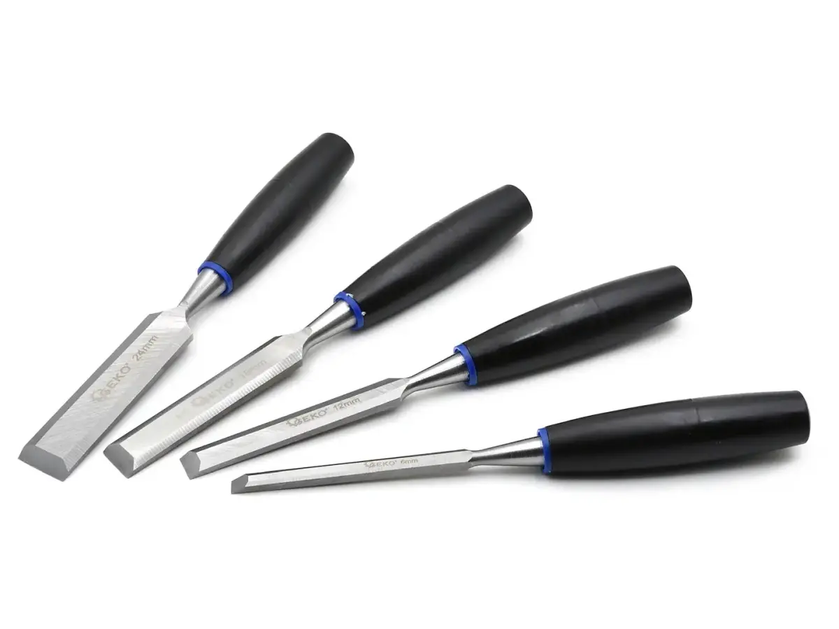 Puidupeitlite komplekt, 4 tk, 6-24 mm