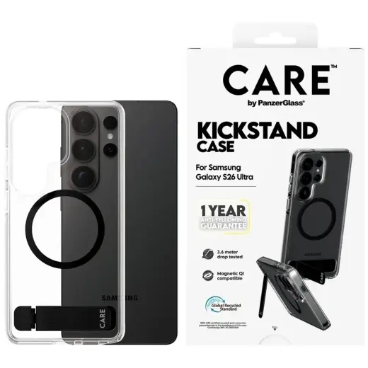 CARE by PanzerGlass Urban Explorer phone case for Samsung Galaxy S26 Ultra (S948) transparent