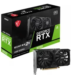 Videokarte MSI Geforce RTX 3050 VENTUS 2X GDDR6 6GB OC