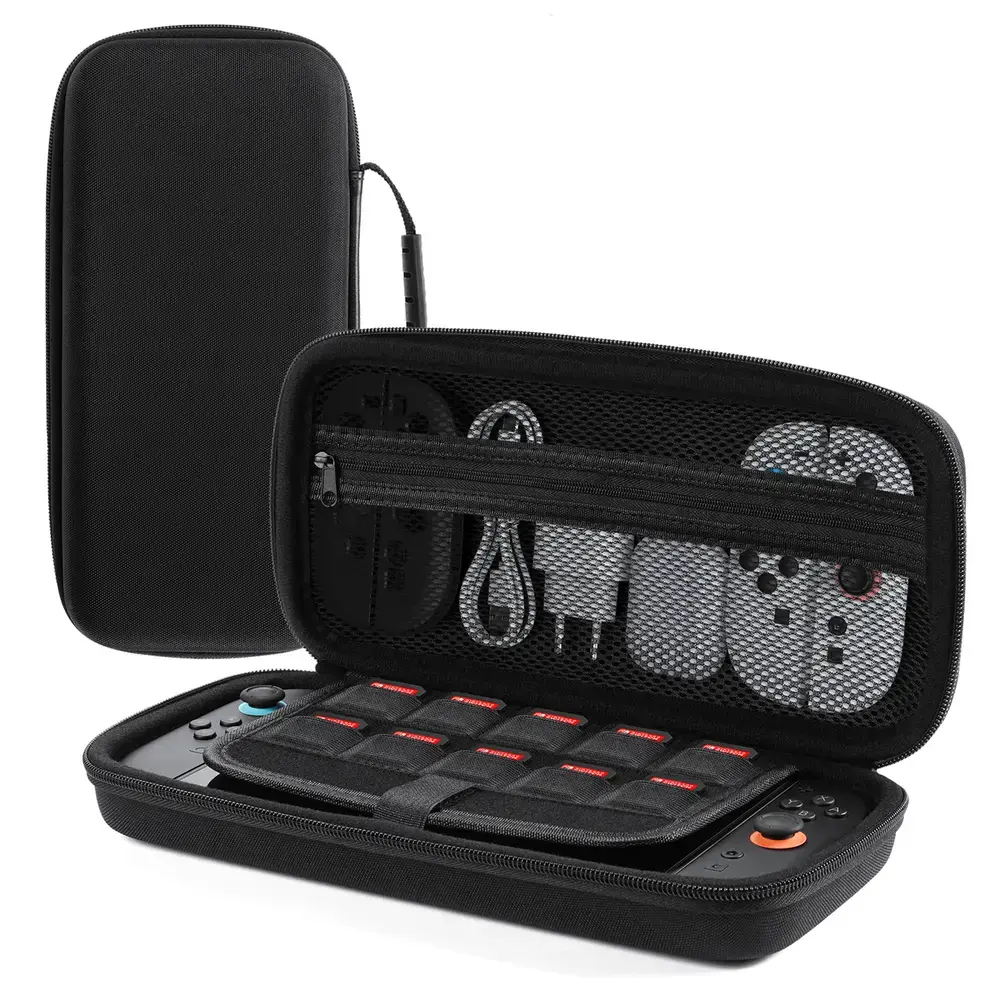 Dux Ducis Nintendo Switch 2 Case with Handle and Game Compartments - Black