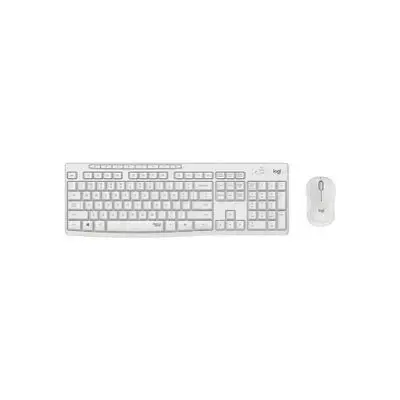 Logitech MK295 Silent - keyboard and mouse set - German - off white