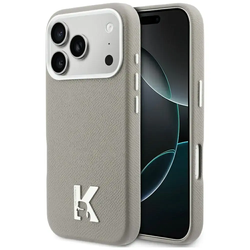 Karl Lagerfeld Karl Head Logo telefoni ümbris MagSafe toega iPhone 17 Pro hall