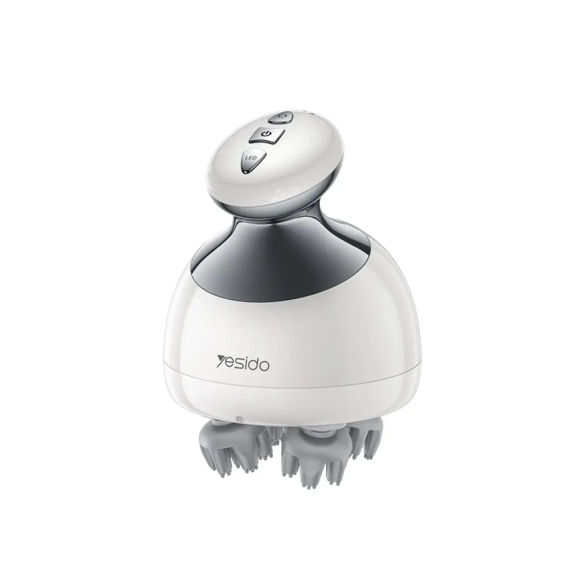 Yesido IPX7 Waterproof Head Massager MG12 white 1200mAh 15-minute sessions
