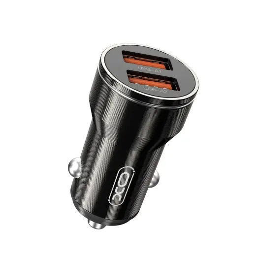 XO CC48 automašīnas lādētājs | 12W | USB-A | melns