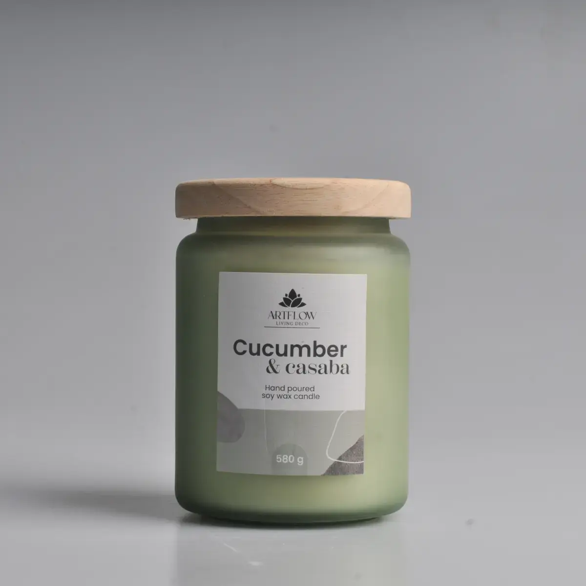 Aromātiskā svece CUCUMBER & CASABA 580gr, +|- 60h