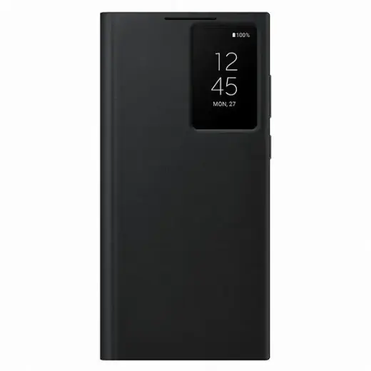 EF-ZS908CBE Samsung Clear View Case for Galaxy S22 Ultra Black